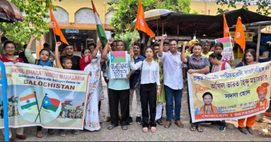 বেস্ট কলকাতা নিউজ : রাষ্ট্রসংঘের কাছে স্বাধীন বালোচিস্তানের দাবীতে কলকাতায় আয়োজিত হল অখিলভারত হিন্দুমহাসভার এক ঐতিহাসিক পথসভা