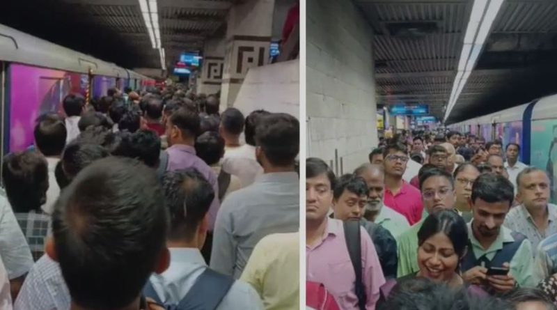 বেস্ট কলকাতা নিউজ : লাইনে জল ঢুকে বন্ধ হল মেট্রো পরিষেবা, স্টেশনে ব্যাপক ভিড়! সপ্তাহের প্রথম দিনেই চরম নাকাল অবস্থা মেট্রো যাত্রীদের