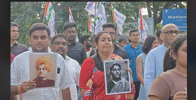 বেস্ট কলকাতা নিউজ : বিজেপি শাসিত বিভিন্ন রাজ্যে বাংলা ভাষাভাষী মানুষের ওপর অত্যাচার ও অপমান, উত্তরবঙ্গ বিশ্ববিদ্যালয় তীব্র প্রতিবাদ জানালো দার্জিলিং জেলা তৃণমূল ছাত্র পরিষদ
