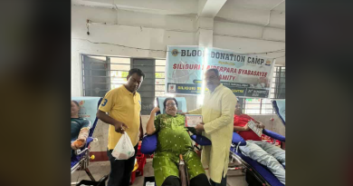 শিলিগুড়ির হায়দার পাড়ার ৩৯ নম্বর ওয়ার্ডে আয়োজিত হল স্বেচ্ছায় রক্তদান শিবির