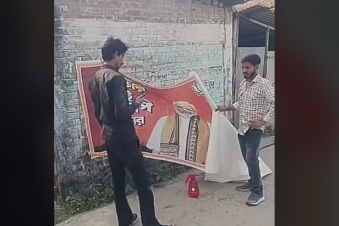 বেস্ট কলকাতা নিউজ : দিল্লি থেকে শিলিগুড়িতে এসেছিল বিজেপির পোস্টার লাগাতে, অবশেষে দুজনকে ধরল বাড়ির মালিক