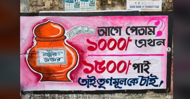 বেস্ট কলকাতা নিউজ : ভরসা একমাত্র " লক্ষীর ভান্ডার " তৃণমূল কংগ্রেসের দেওয়াল লিখনে এবার মূল অস্ত্র হতে চলেছে সেই " লক্ষীর ভান্ডার " প্রকল্পই