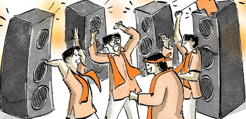 বেস্ট কলকাতা নিউজ : উৎসবের নামে শব্দতাণ্ডব থেকে তুমুল বিশৃঙ্খলা, এক জোরালো প্রতিবাদ আবাসিকদের তরফ থেকে