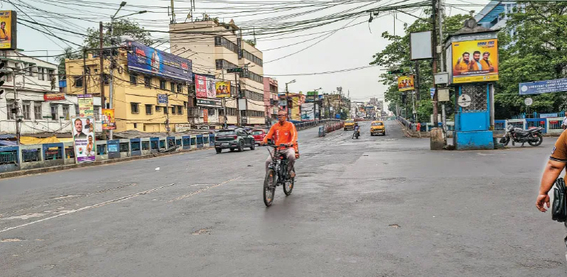 বেস্ট কলকাতা নিউজ : শুনশান চেহারা , ভোটের পর কলকাতায় বিরাজ করছে অঘোষিত কার্ফু