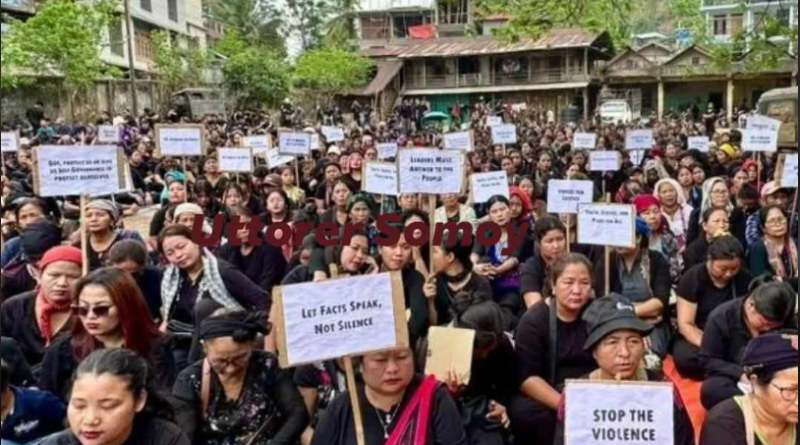 বেস্ট কলকাতা নিউজ : চরম উত্তাল পরিস্থিতি মণিপুরে, এক তুমুল বিক্ষোভ মুলাম হামলার নিরপেক্ষ তদন্তের দাবিতে